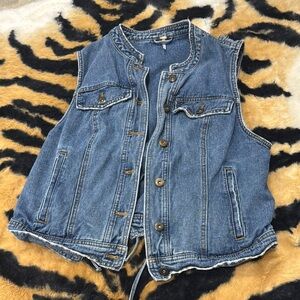 FREE PEOPLE Denim Vest